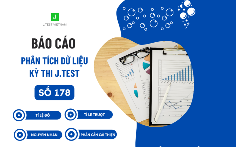 BÁO CÁO PHÂN TÍCH DỮ LIỆU KỲ THI J.TEST SỐ 178