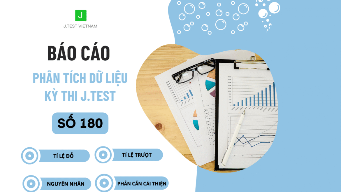 BÁO CÁO PHÂN TÍCH DỮ LIỆU KỲ THI J.TEST SỐ 180