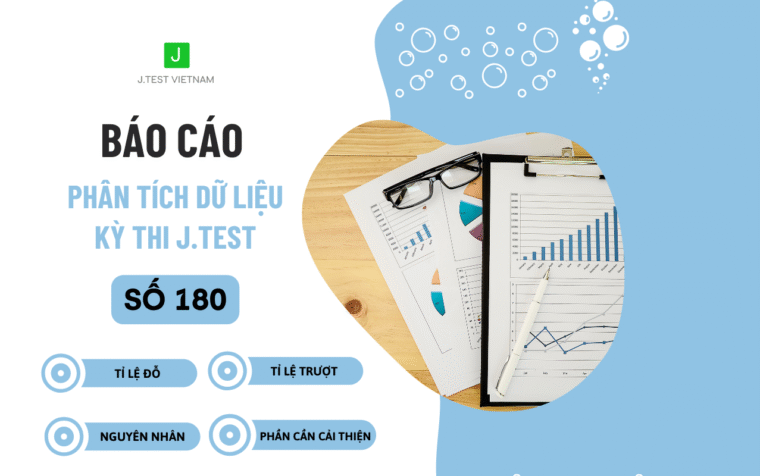 BÁO CÁO PHÂN TÍCH DỮ LIỆU KỲ THI J.TEST SỐ 180