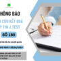 THÔNG BÁO TRA CỨU KẾT QUẢ KỲ THI J.TEST SỐ 180