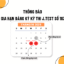 THÔNG BÁO GIA HẠN ĐĂNG KÝ KỲ THI J.TEST SỐ 183