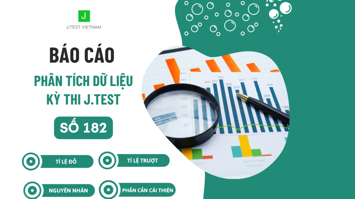 BÁO CÁO PHÂN TÍCH DỮ LIỆU KỲ THI J.TEST SỐ 182