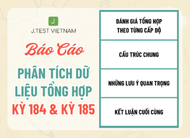 BÁO CÁO PHÂN TÍCH TỔNG HỢP J.TEST KỲ 184 & KỲ 185