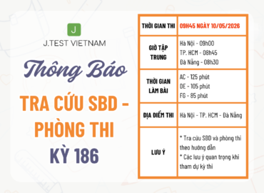 THÔNG BÁO TRA CỨU SỐ BÁO DANH – PHÒNG THI KỲ 186