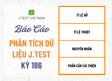 BÁO CÁO PHÂN TÍCH DỮ LIỆU KỲ THI J.TEST SỐ 186