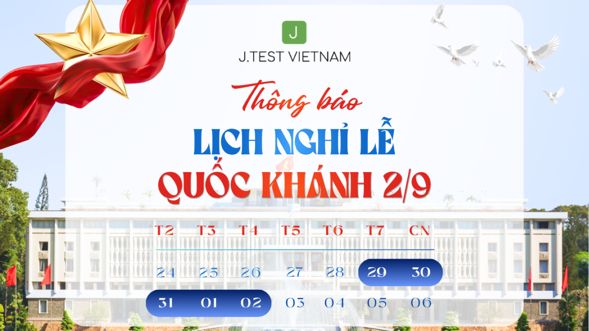 THÔNG BÁO LỊCH NGHỈ LỄ QUỐC KHÁNH 2026