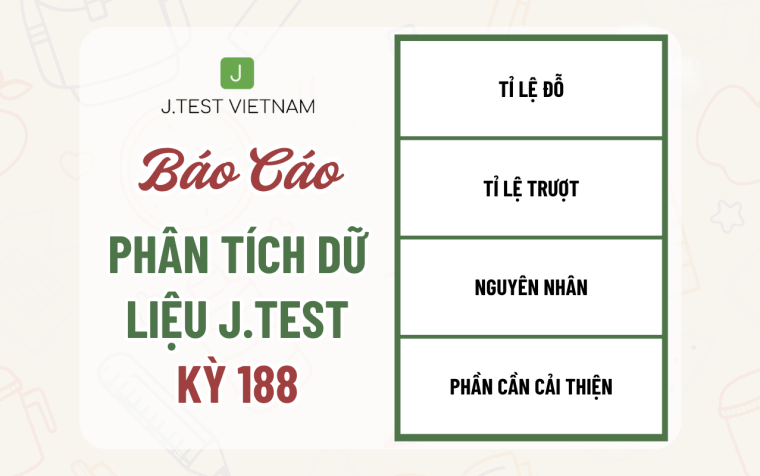 BÁO CÁO PHÂN TÍCH DỮ LIỆU KỲ THI J.TEST SỐ 188