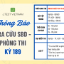 THÔNG BÁO TRA CỨU SỐ BÁO DANH – PHÒNG THI KỲ 189